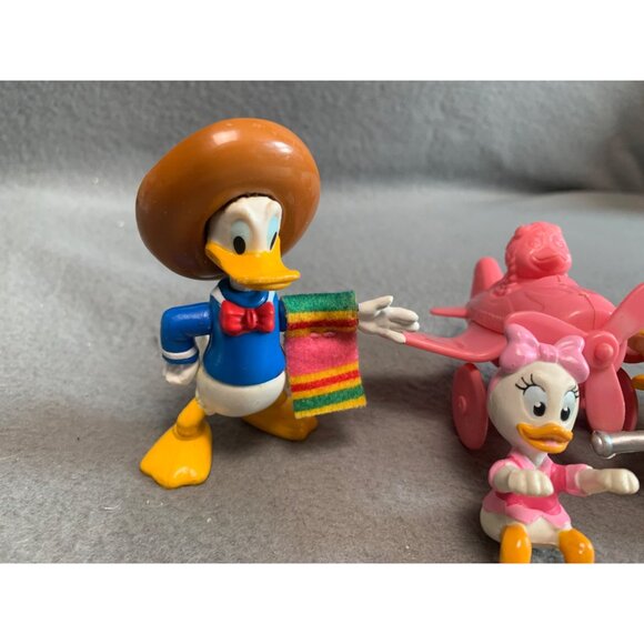 Vintage Disney Donald Duck Daisy Duck Tales Figurines Set of 5 - Picture 2 of 10